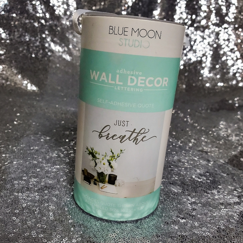 "Just Breathe" Wall Decal